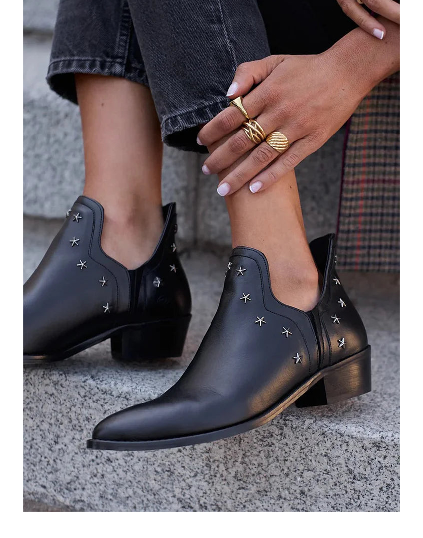 Boots For Women | Stud Detail Ankle Style
