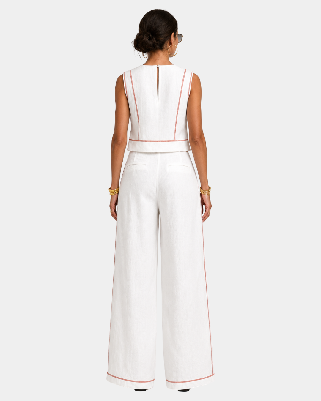 Aymone | Modern Design Pants and Blouse Set