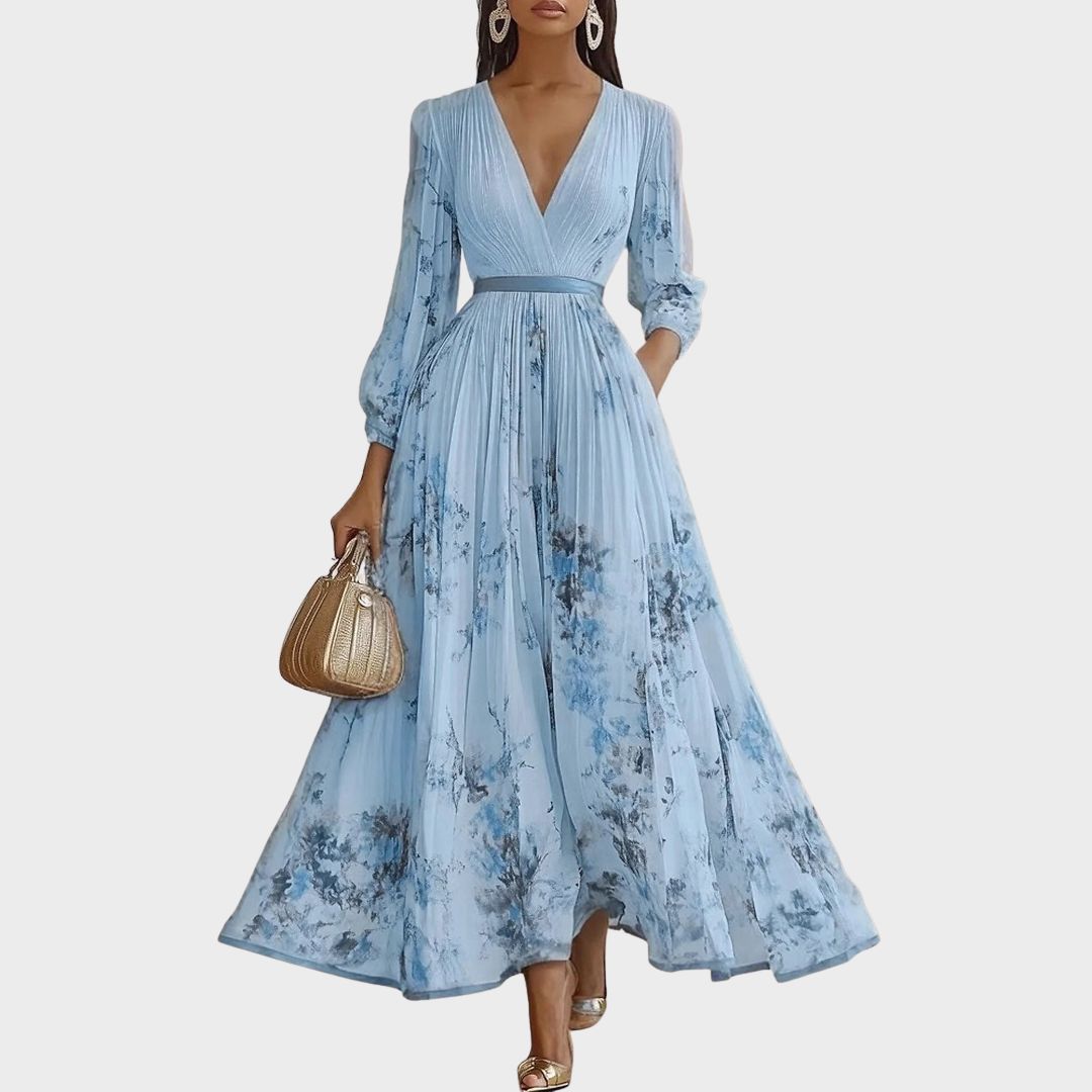 Women’s Pleated Maxi Dress