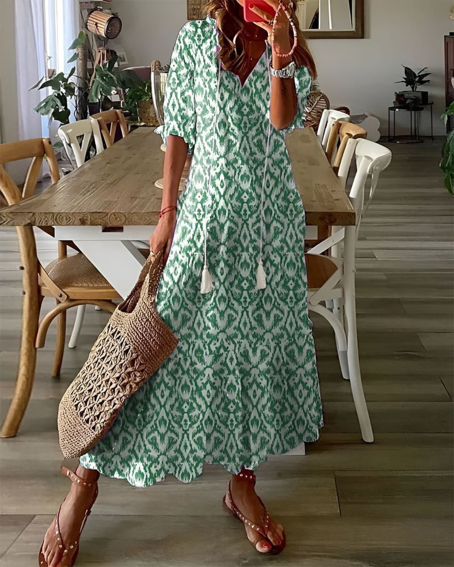 Celina™ | Boho Tummy Coverage Dress