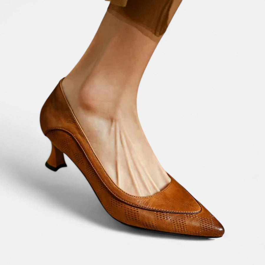 Amaria | Leather Heels