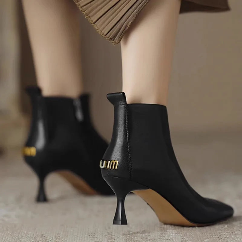 Boots For Women | Ankle Height With Pointed Heel