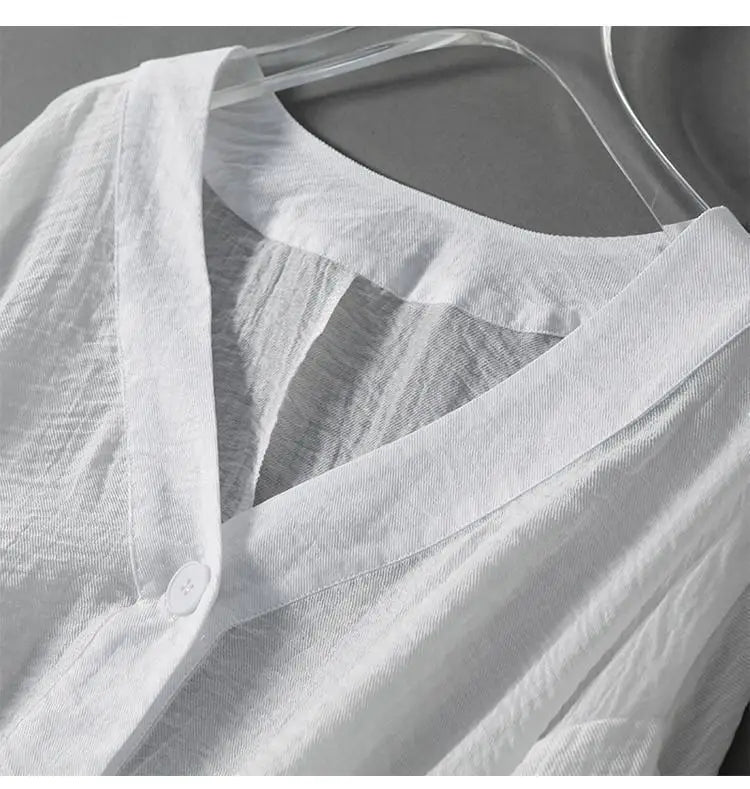 Eliana Summer Linen Blouse