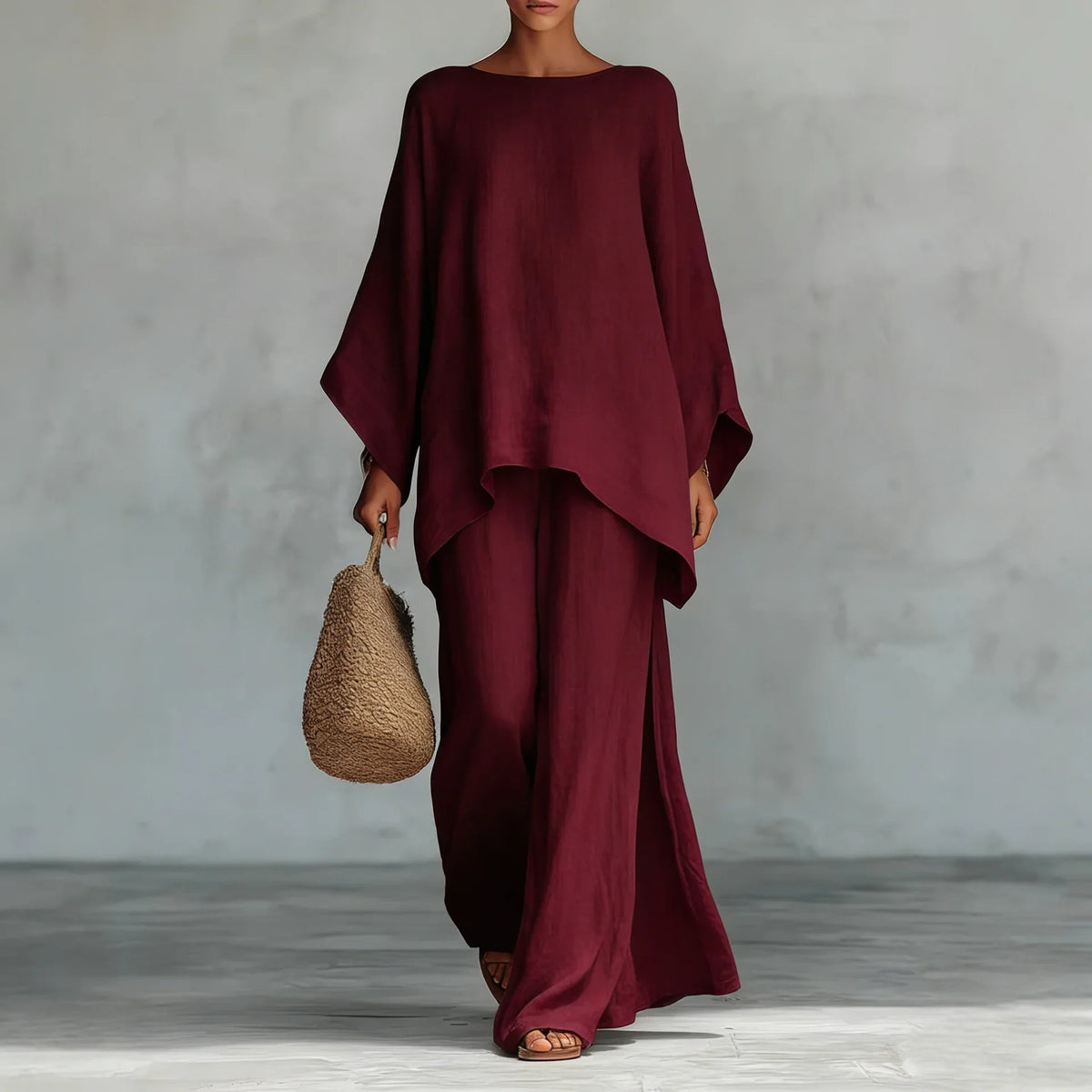 Anna Linen Two Piece Set