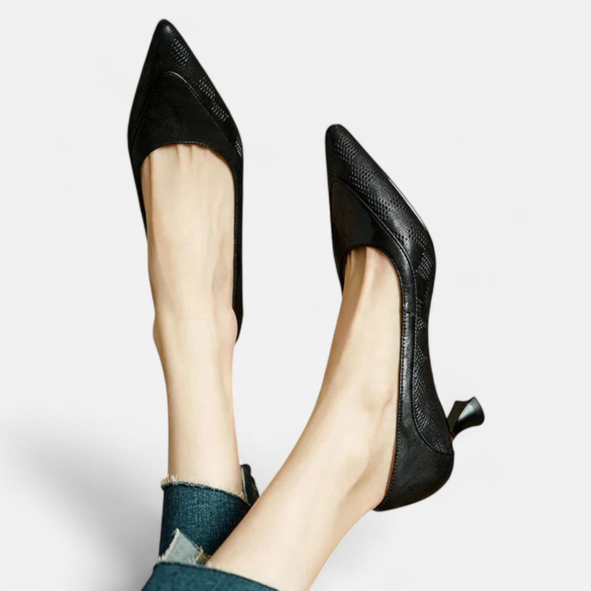 Amaria | Leather Heels