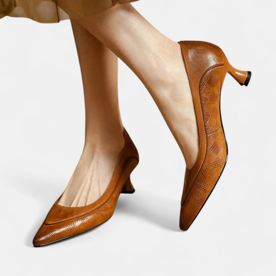 Amaria | Leather Heels
