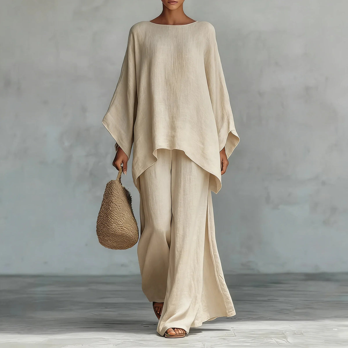 Anna Linen Two Piece Set