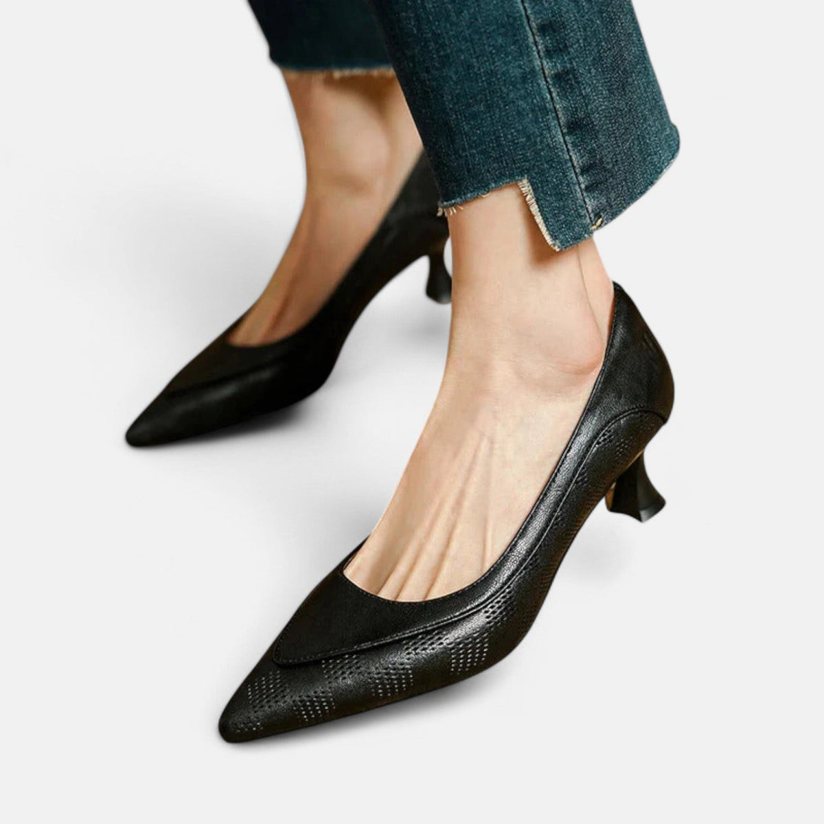 Amaria | Leather Heels