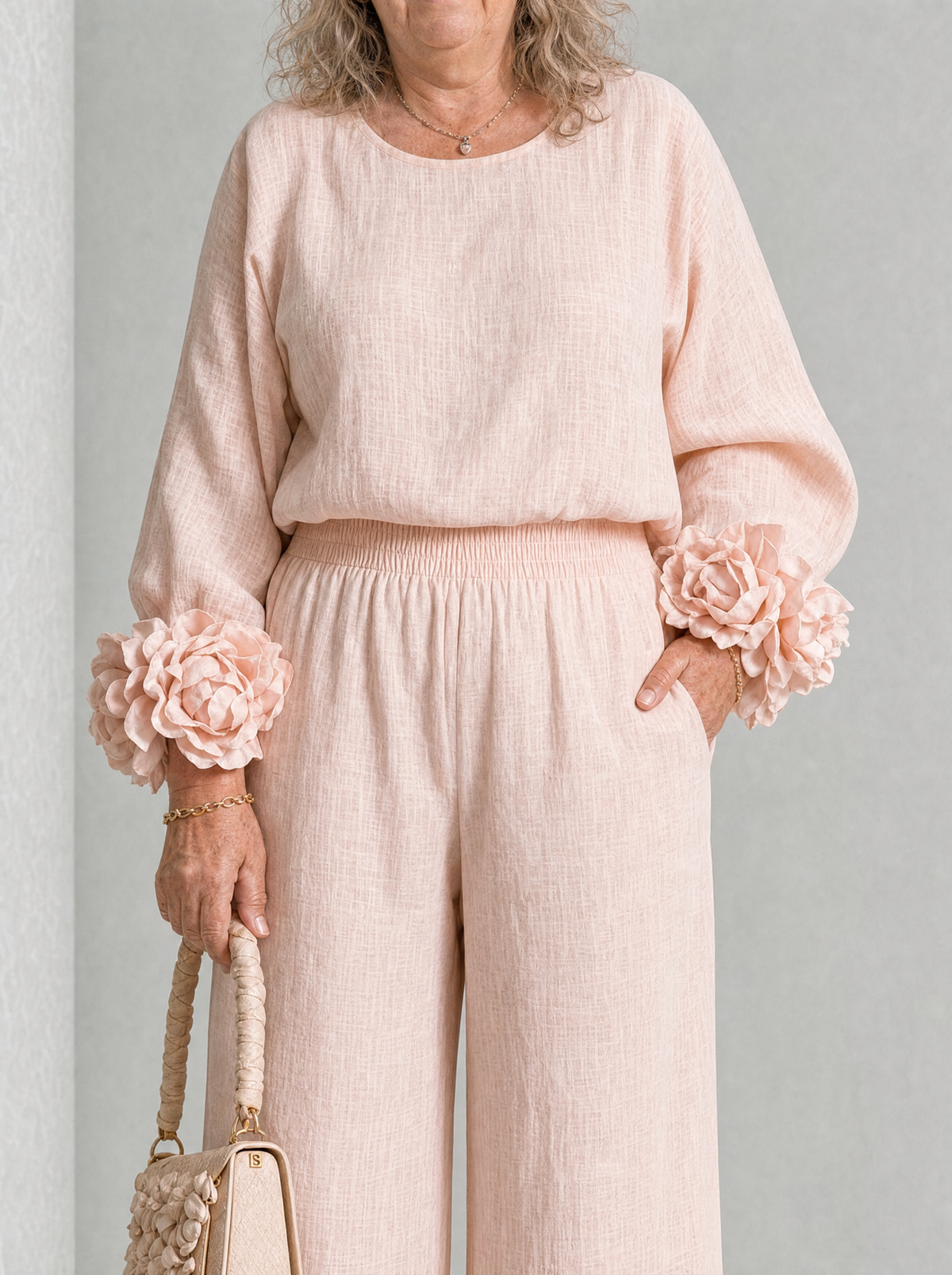 ROSALIE | FLORAL CUFF TWO-PIECE SET