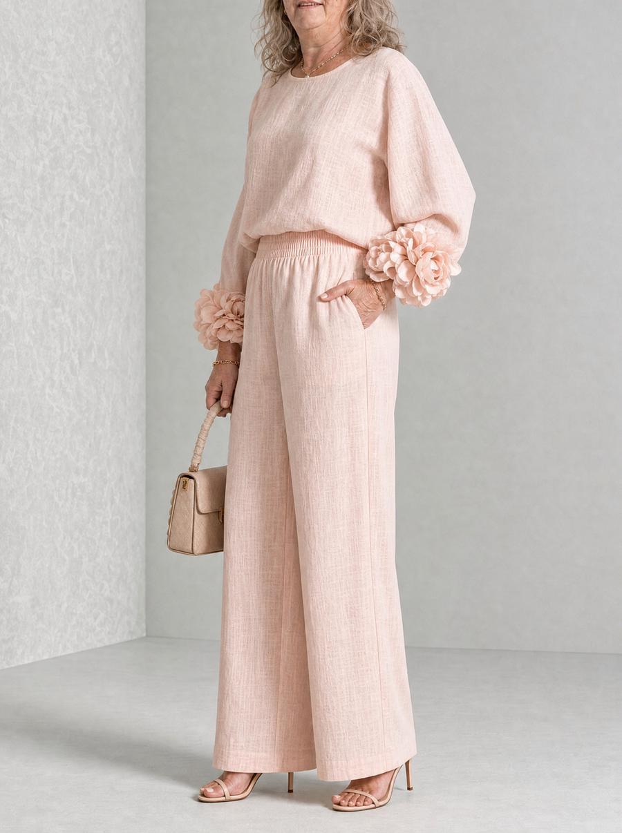 ROSALIE | FLORAL CUFF TWO-PIECE SET