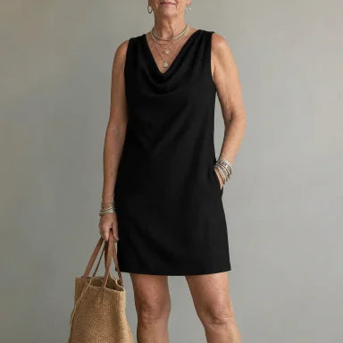 Haven - Elegant Pocket Mini Dress