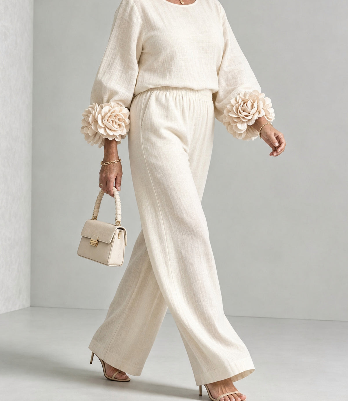 ROSALIE | FLORAL CUFF TWO-PIECE SET