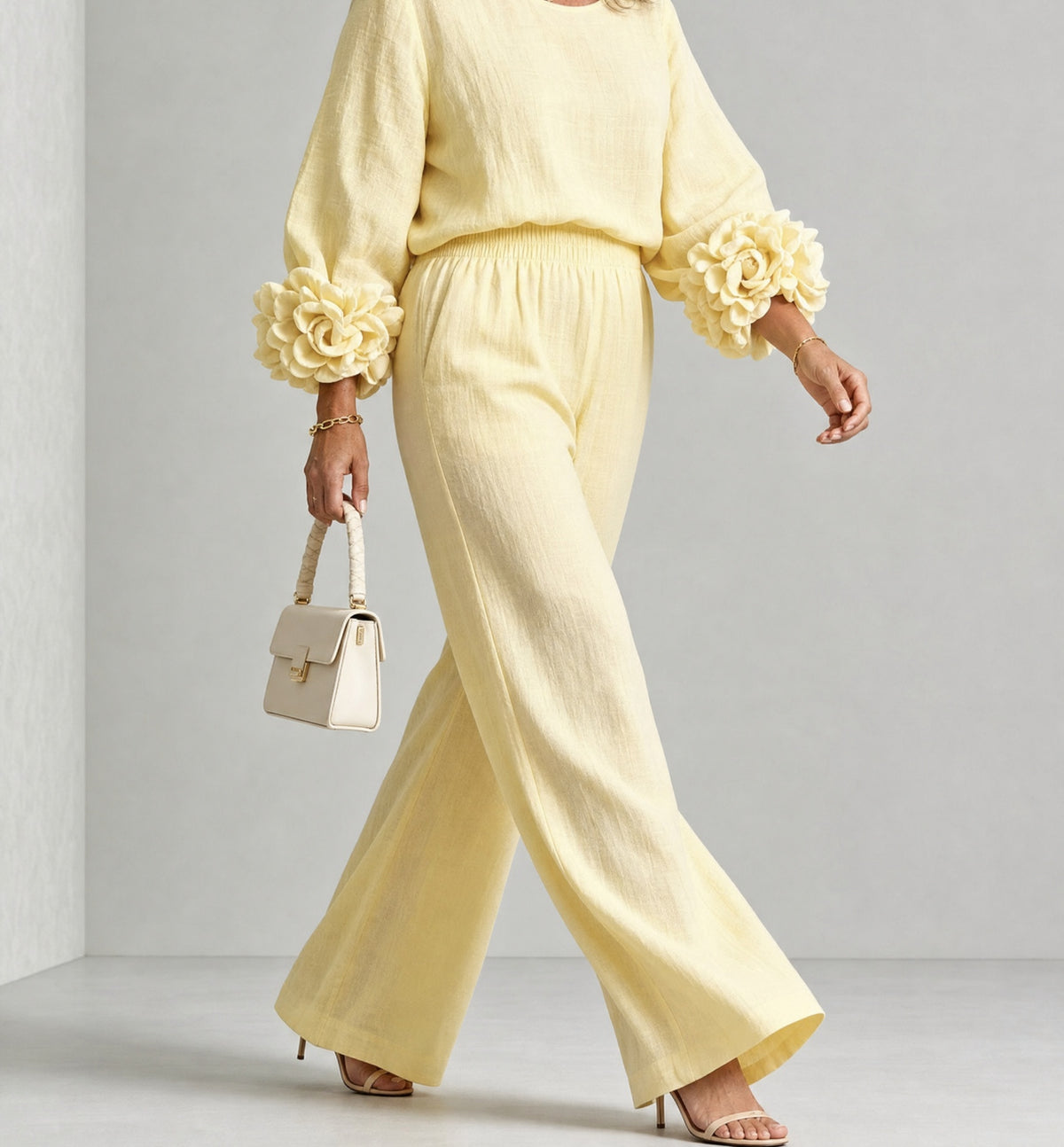 ROSALIE | FLORAL CUFF TWO-PIECE SET