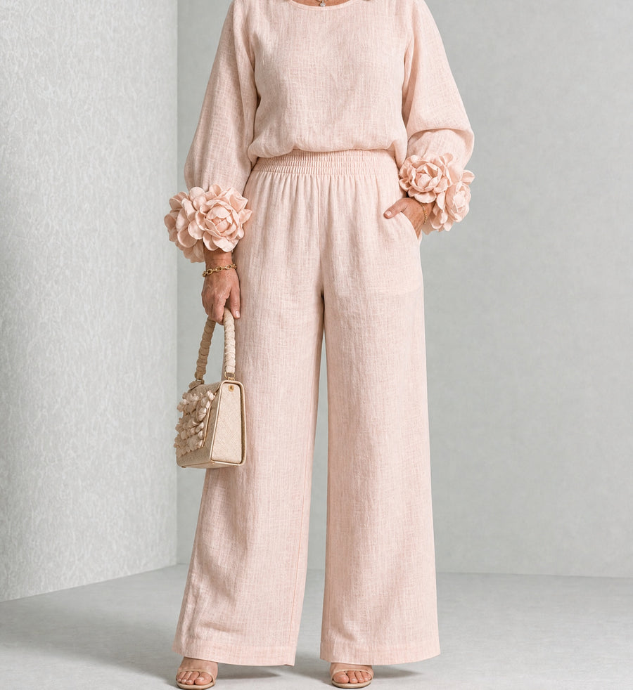 ROSALIE | FLORAL CUFF TWO-PIECE SET