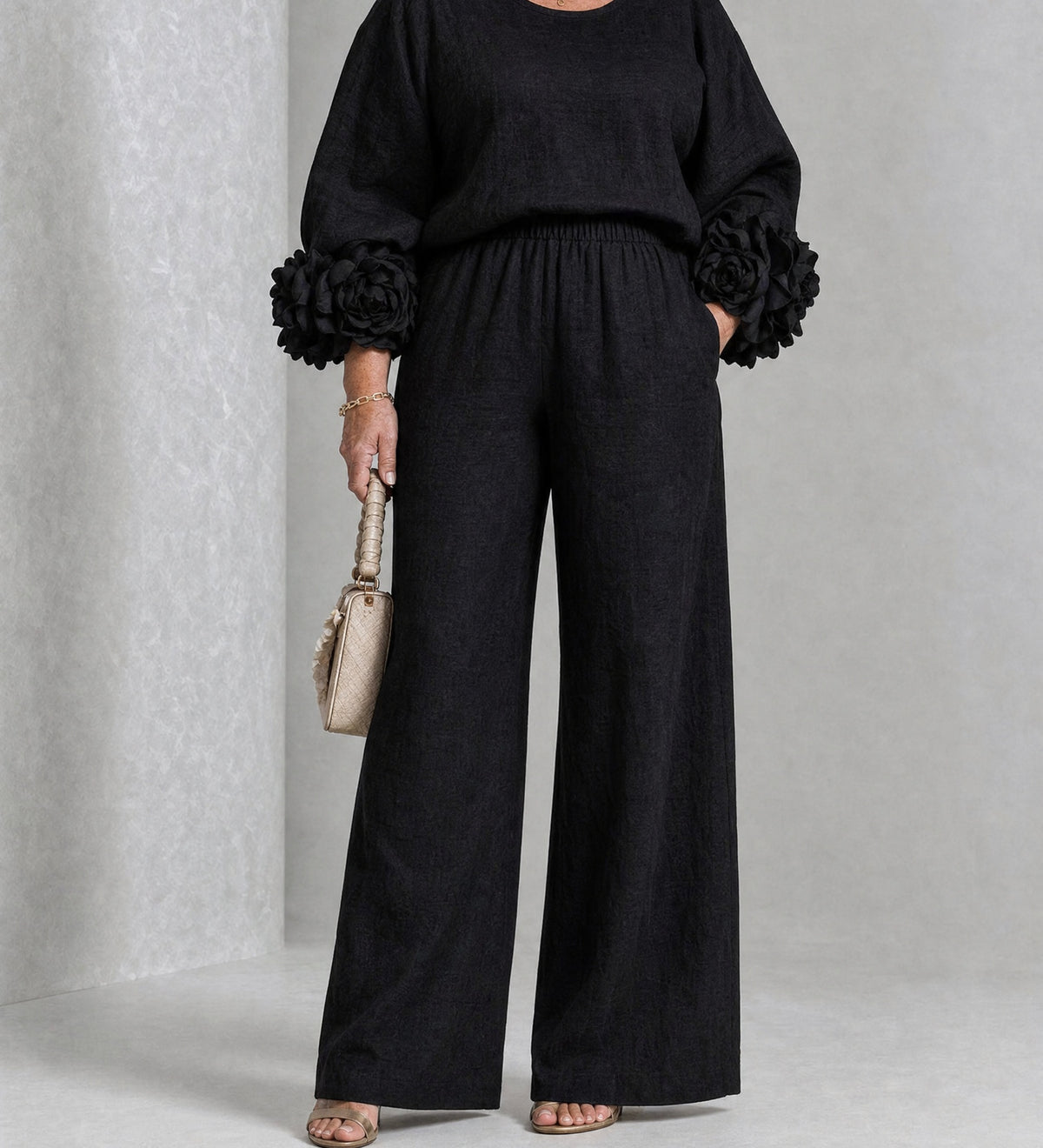 ROSALIE | FLORAL CUFF TWO-PIECE SET