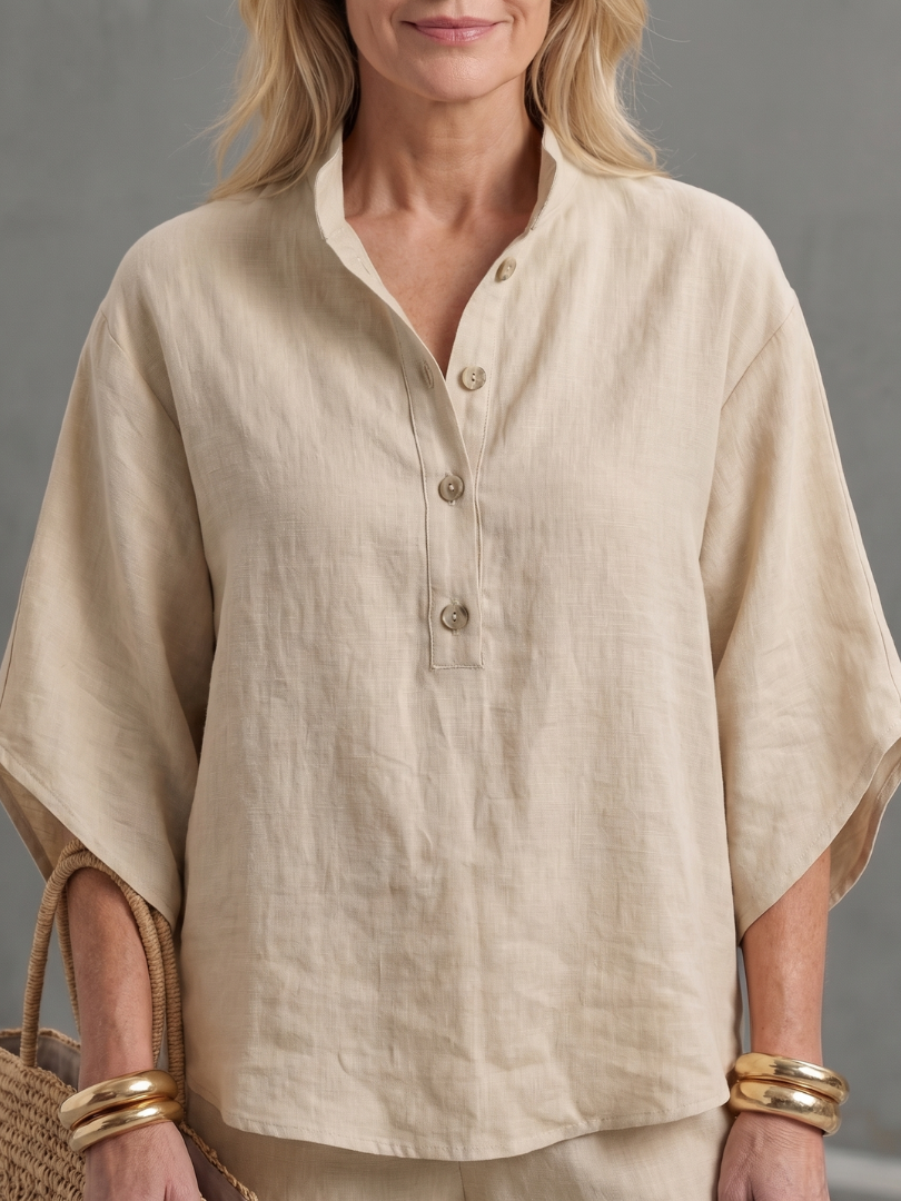 Women's Relaxed Linen Set