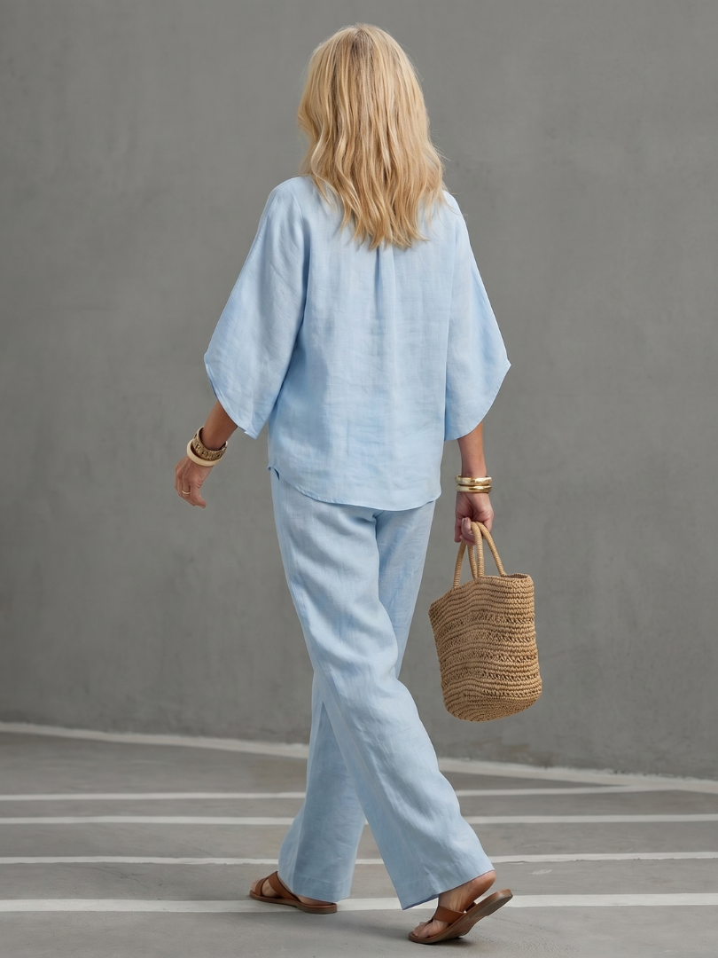 Women's Relaxed Linen Set