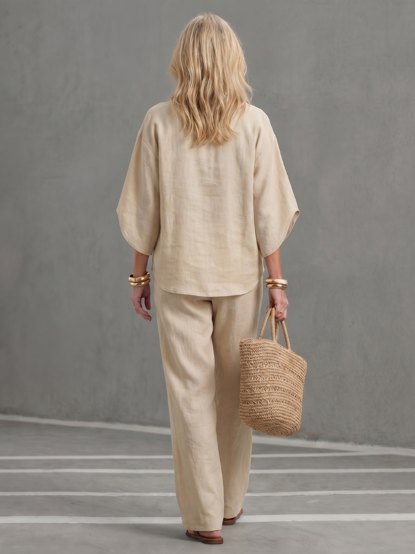 Women's Relaxed Linen Set